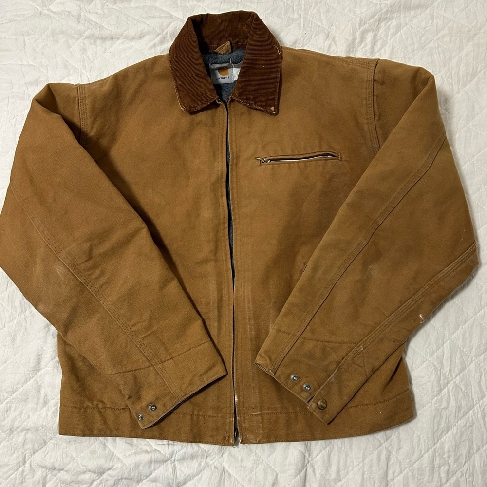 Vintage Carhartt Detroit Jacket 6BLJ  90’ Made In USA size 42 (M-L)